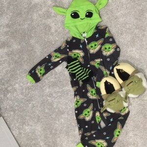 Baby Yoda onesie pajamas